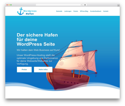Divi WordPress theme - wordpress-hafen.de