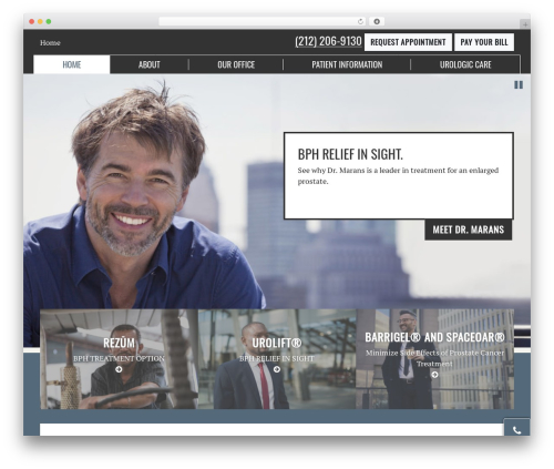 Hopper theme WordPress - maransurology.com