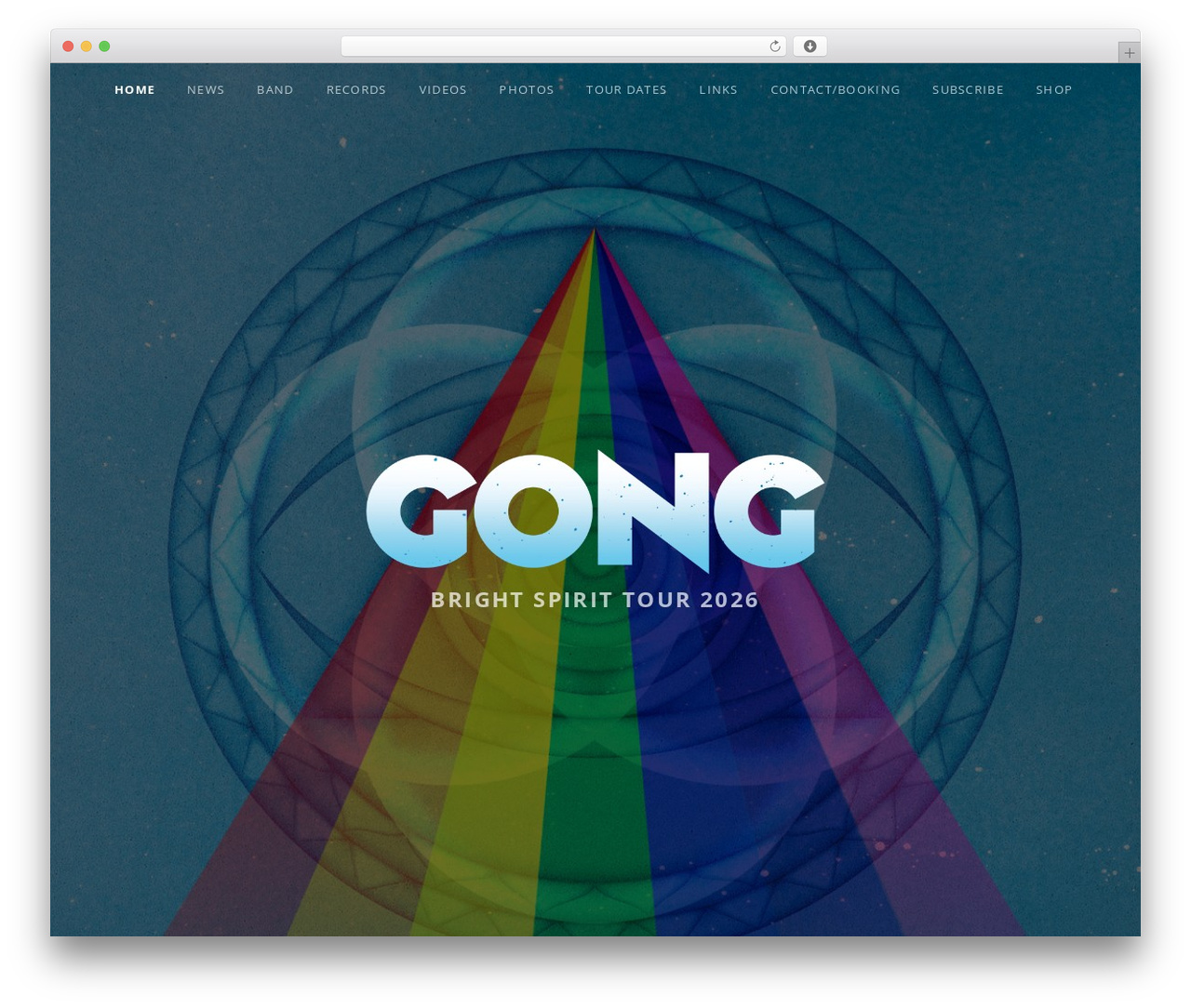 Obsidian WordPress theme - gongband.com