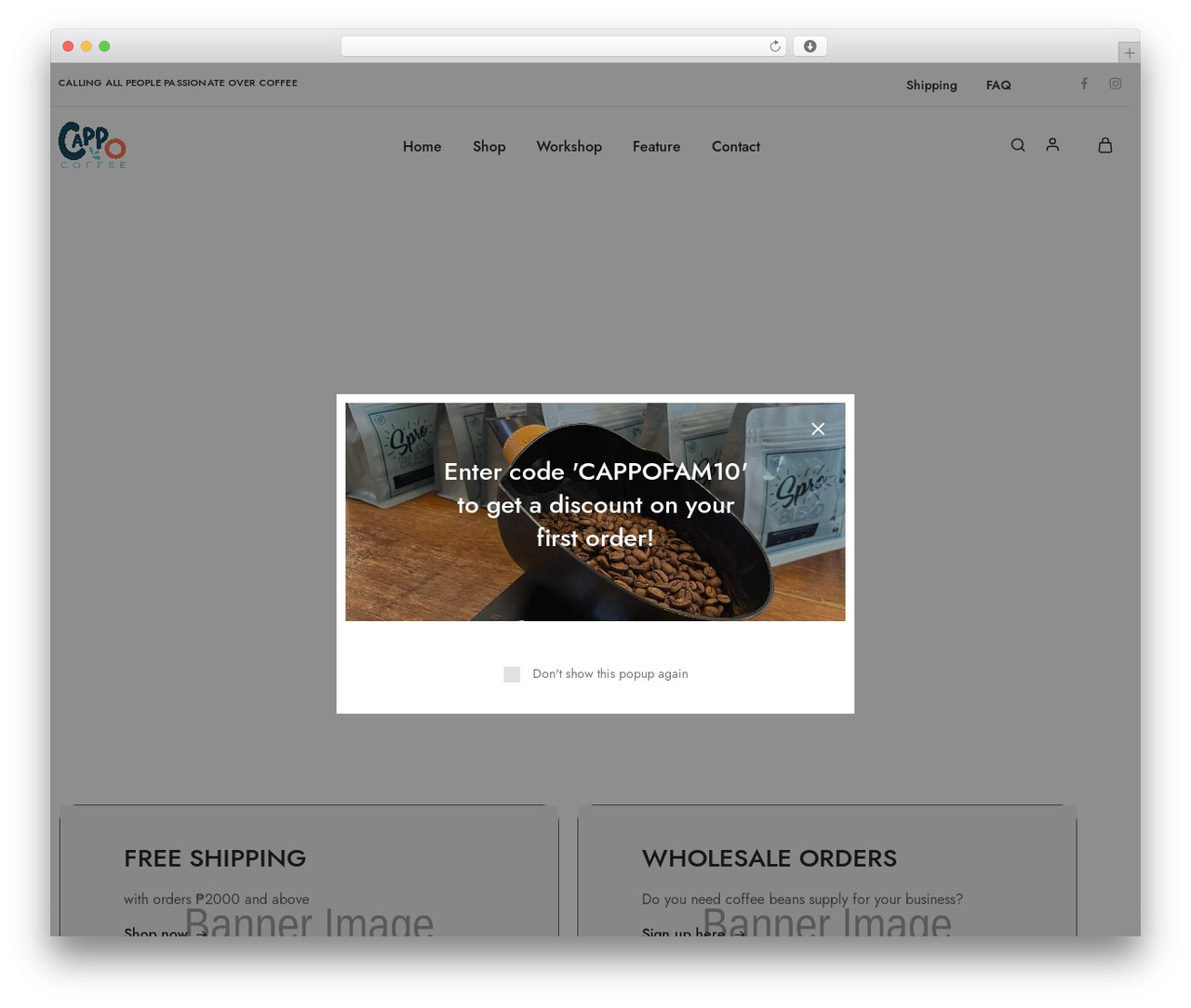 Razzi WordPress theme - cappo.coffee Razzi WordPress theme - cappo.coffee