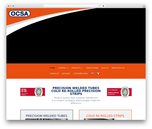 Theme WordPress Divi - ocsaspa.com