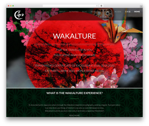 Theme WordPress Fall - wakalture.com