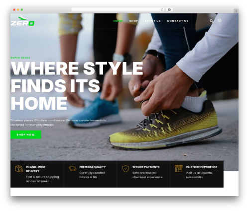 Theme WordPress Hello Elementor - zerostyle.lk