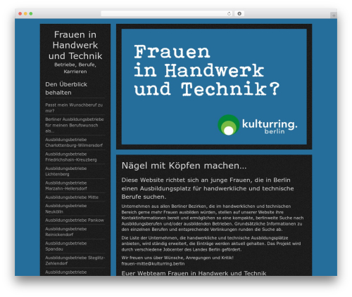 WordPress theme DarkElements - frauen-in-handwerk-und-technik.kulturring.berlin