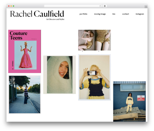 WordPress theme SS1 Creative Theme - rachelcaulfield.com