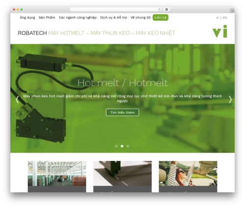 WordPress theme Vinatech - vinatech.biz
