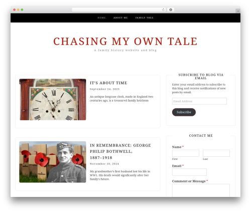 Blog Way theme WordPress - chasingmyowntale.com Blog Way theme WordPress - chasingmyowntale.com