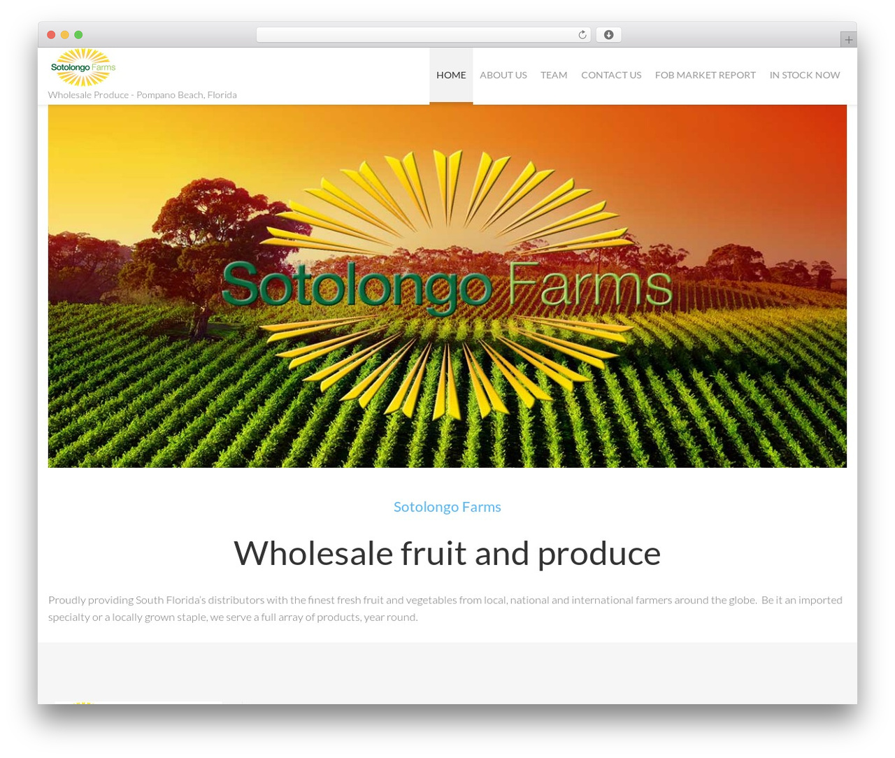 Cherry Framework theme WordPress - sotolongofarms.com