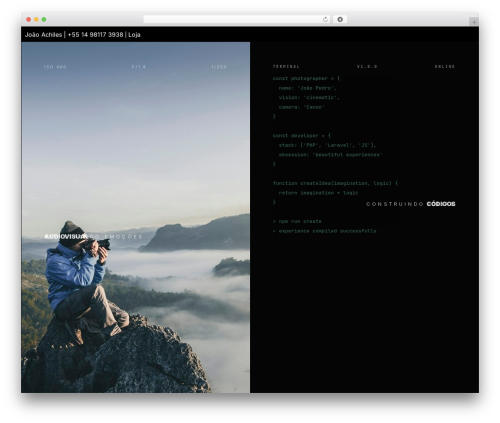 elemento WordPress website theme - jpachiles.com