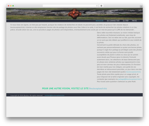 Explore theme WordPress - boulou.click