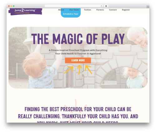 Jump2Learning theme WordPress - jump2learningpreschool.com