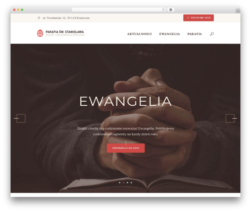 Pastore Church best WooCommerce theme - kosciol-kryniczno.pl