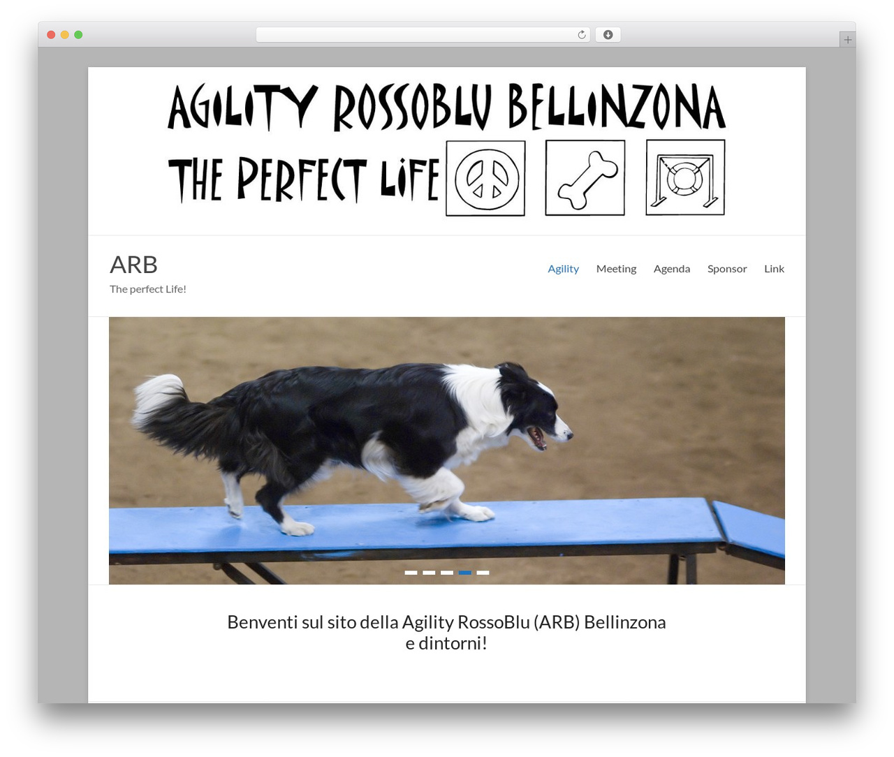 Spacious theme WordPress - agilityrossoblu.ch