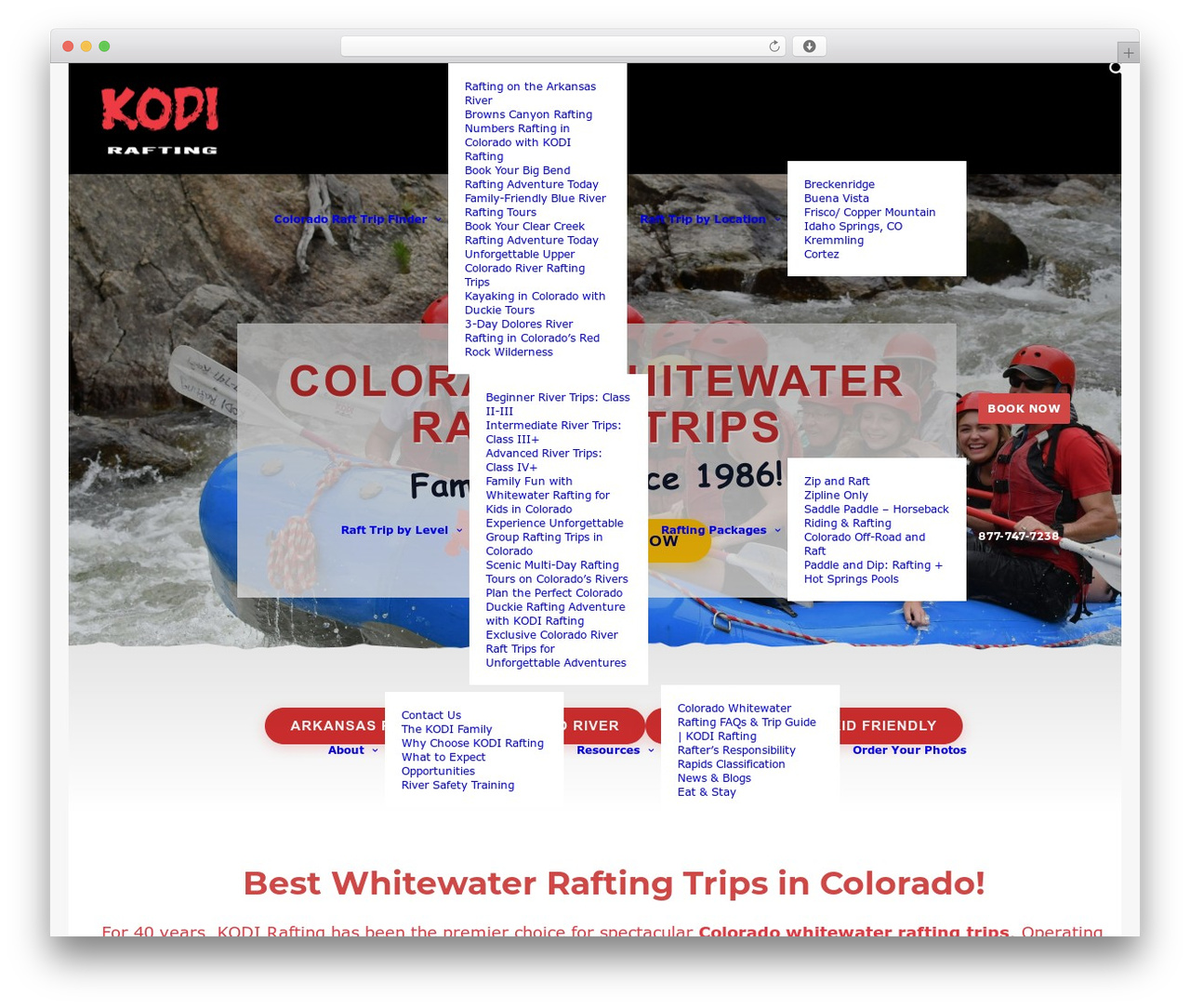 Theme WordPress KODI Rafting - whitewatercolorado.com Theme WordPress KODI Rafting - whitewatercolorado.com