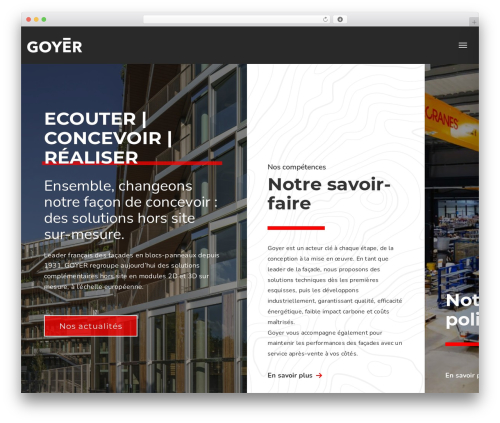 Theme WordPress Definity - goyer.fr