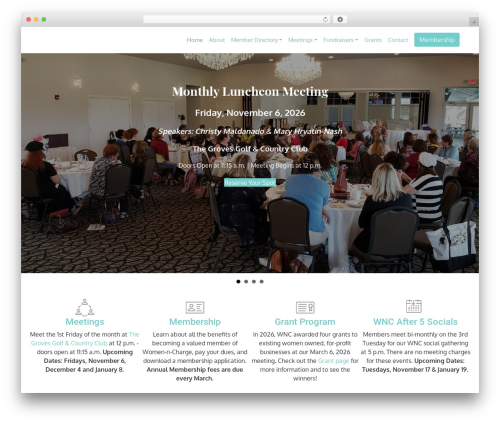 WordPress website theme Phase Three - women-n-charge.com