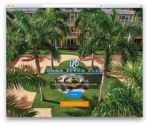 Beachbots WordPress theme - dawnbeachclub.com