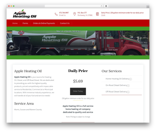 Itws site manager WordPress plugin - appleheatingoil.com