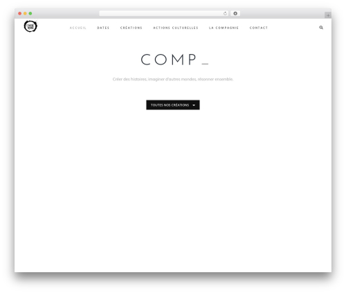Hazel WordPress theme - compagnielautremonde.com