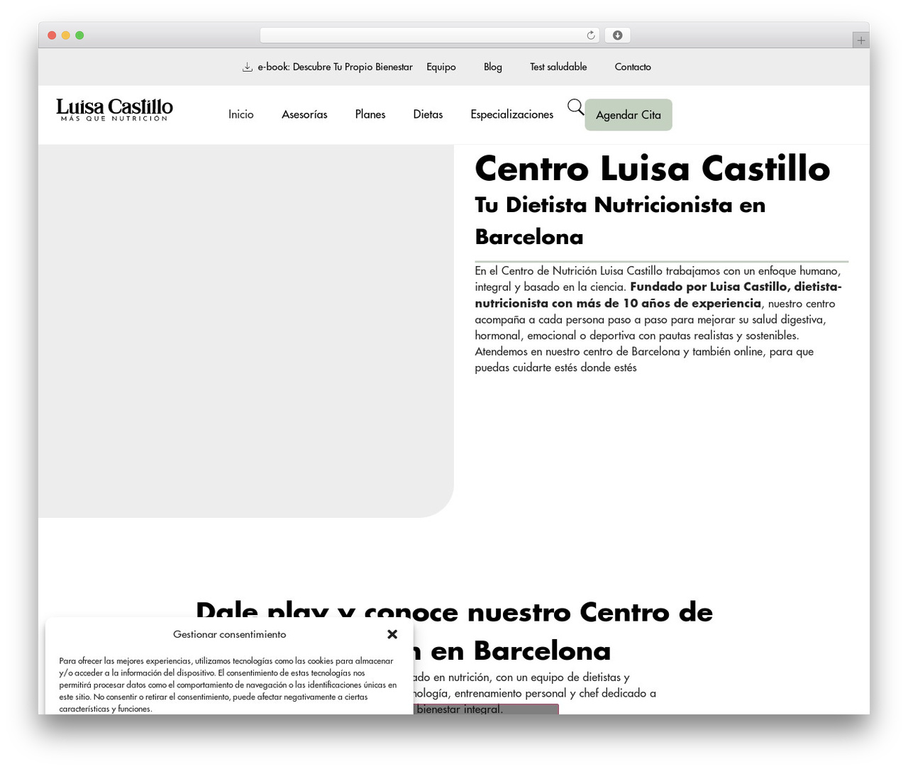 Hello Elementor WordPress theme - luisacastillo.es