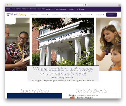 Hello Elementor WordPress theme - woodlibrary.org