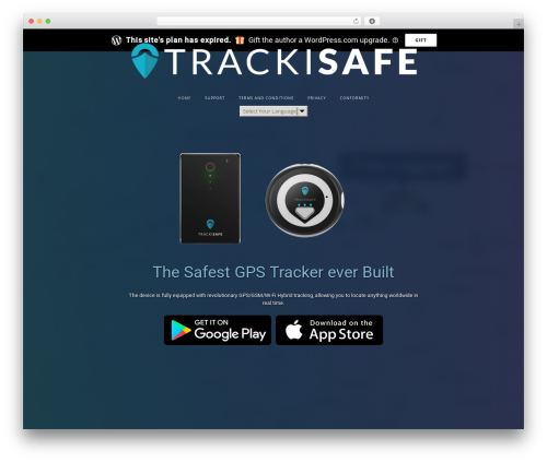 Theme WordPress Pique - trackisafe.com