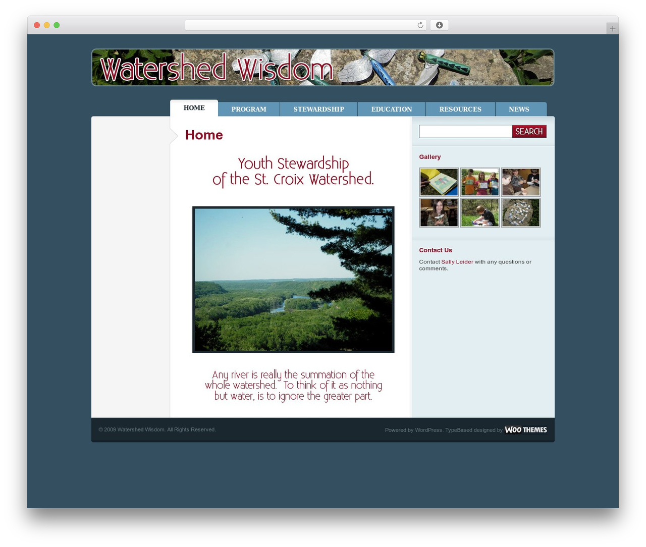 Theme WordPress Typebased - watershedwisdom.com Theme WordPress Typebased - watershedwisdom.com