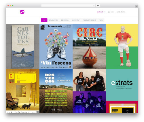 WordPress theme Divi - puntsvolats.cat
