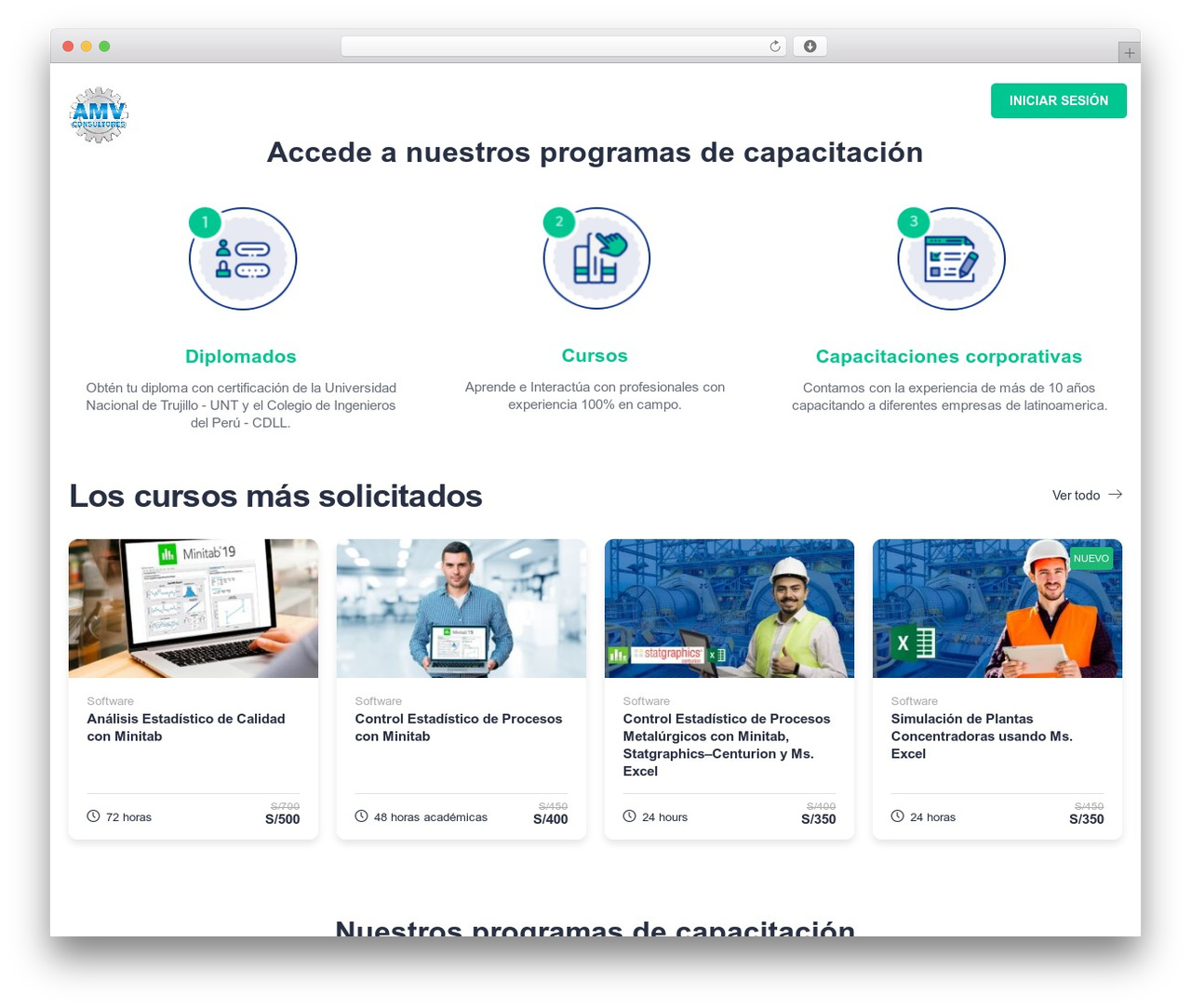 WordPress theme MasterStudy - amvconsultoresperu.com