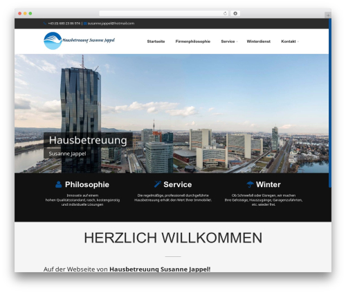 WordPress theme Pazzo - hausbetreuungjappel.com