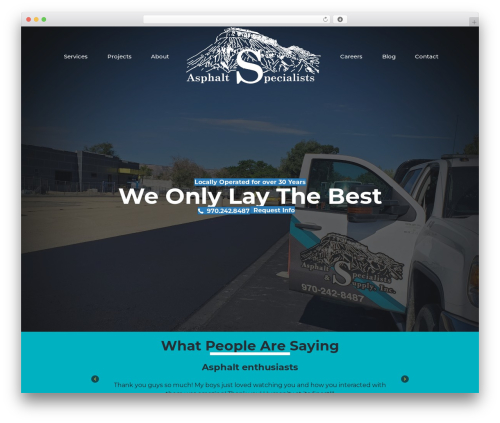 Beaver Builder Theme WordPress theme - asphaltgj.com