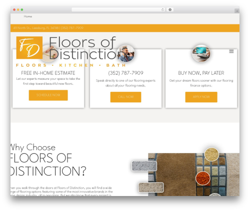 Cobble WordPress theme - floorsofdistinctionfl.com