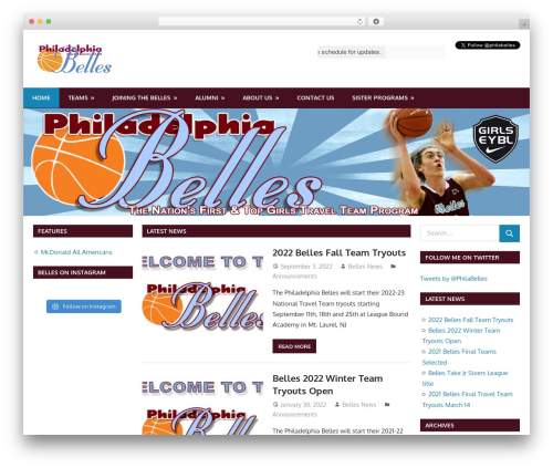 Gambit top WordPress theme - pbelles.com