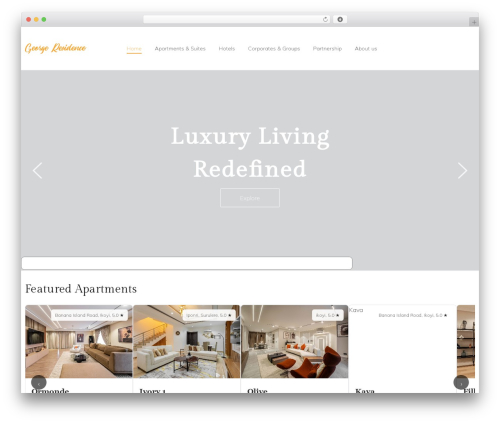 Hello Elementor WordPress theme - georgeresidence.com