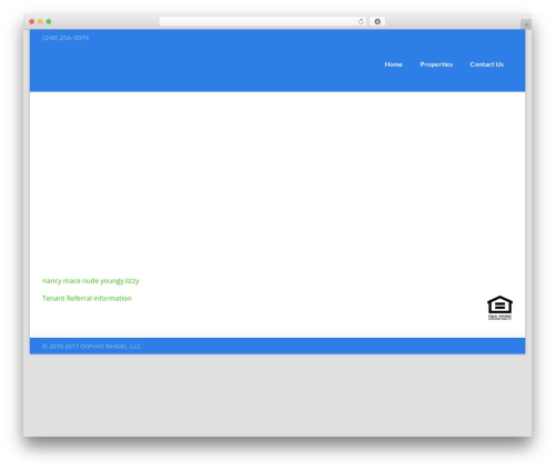 Realty best WordPress theme - onpointrentals.com