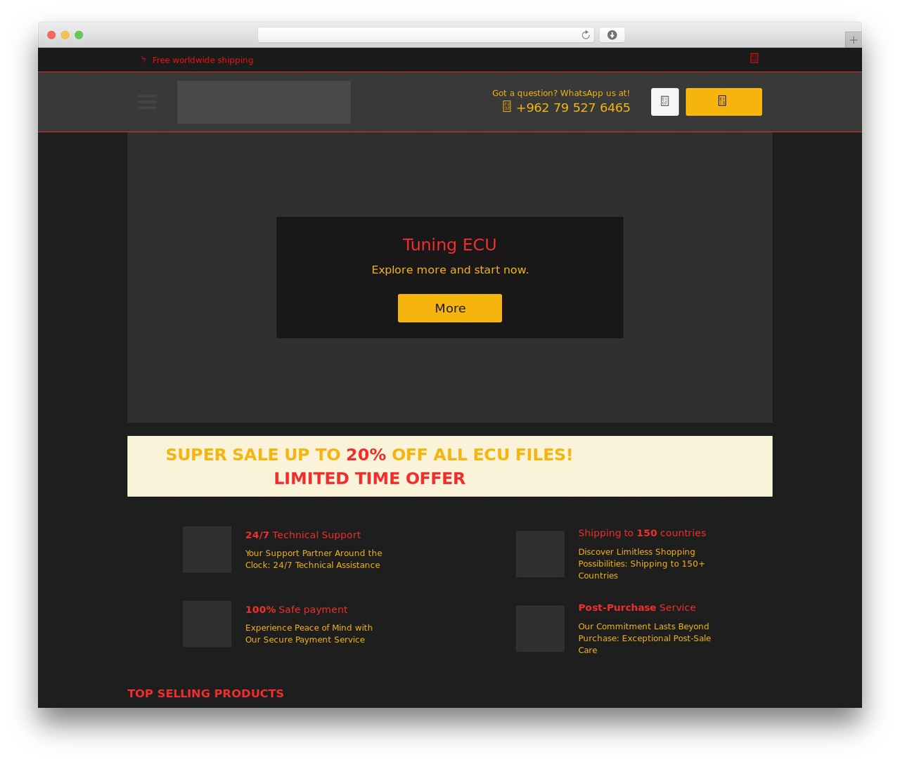 Theme WordPress DavinciWoo - tuning-ecu.com