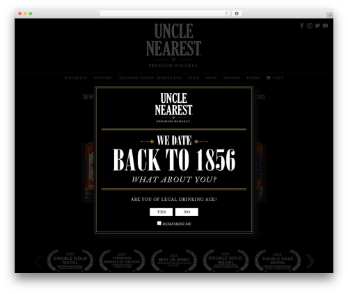 Uncle Nearest WordPress theme - unclenearest.com