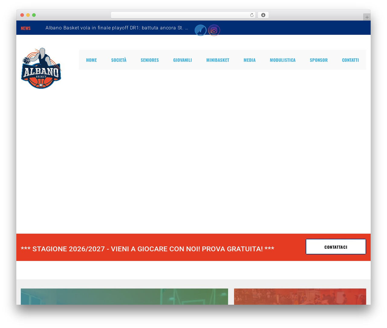 WordPress theme Splash - albanobasket.it WordPress theme Splash - albanobasket.it