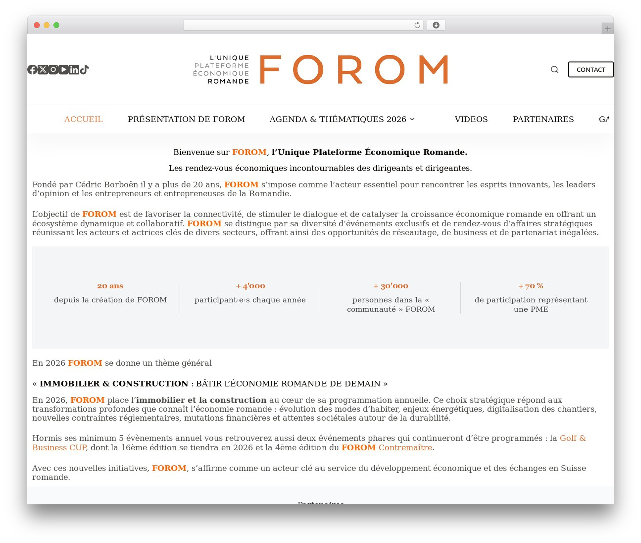 WordPress theme Blocksy - forom.ch