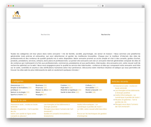 WordPress theme generic-site - xtra-annuaire.com