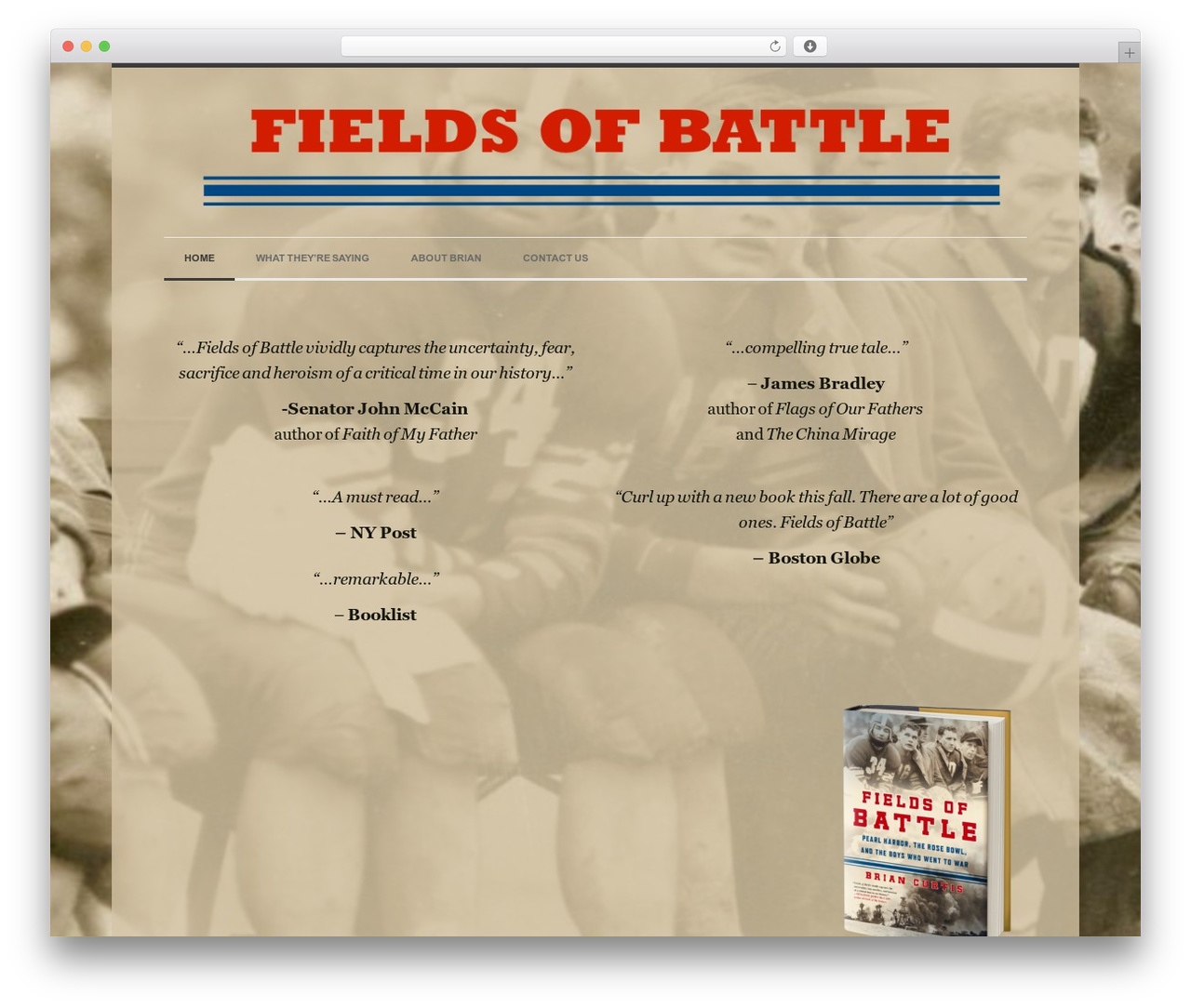 WordPress theme Goodwork - fieldsofbattlebook.com
