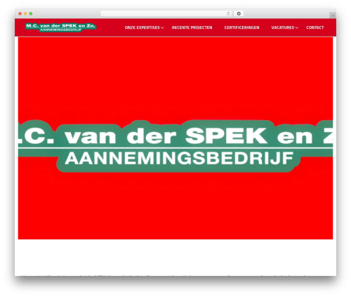 WP theme Elevate - mcvanderspek.nl