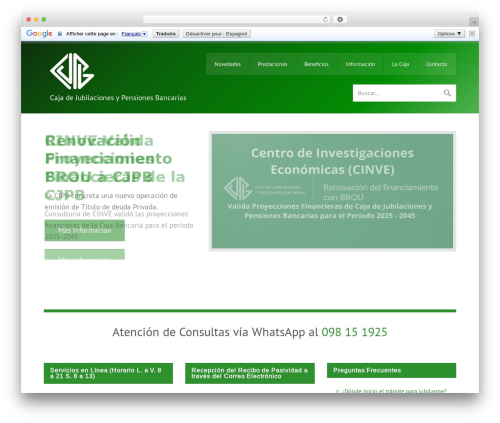 cjpbWordpress theme WordPress - www.cjpb.org.uy