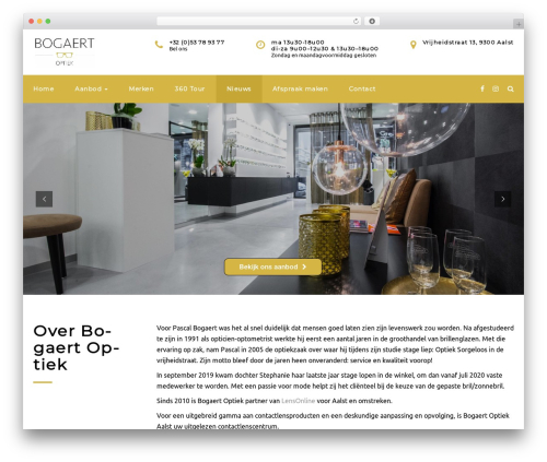 Woss shortcodes WordPress plugin - optiekbogaert.be
