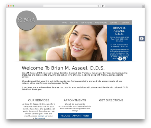 Theme WordPress Focus Custom Theme - berkeleydds.com