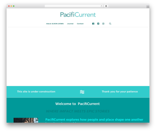 Theme theme WordPress - pacificurrent.com