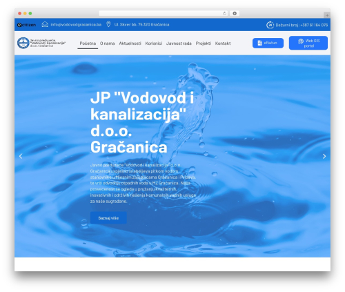 Romethemeform WordPress plugin - vodovodgracanica.ba