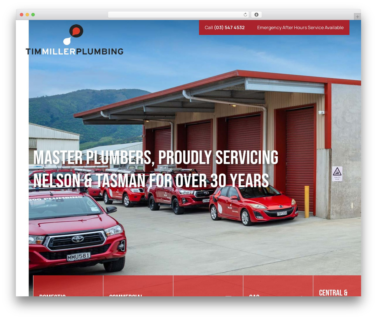 Theme WordPress Total - timmillerplumbing.co.nz