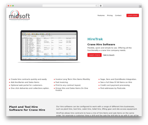 WordPress theme Midsoft - cranehiresoftware.co.uk