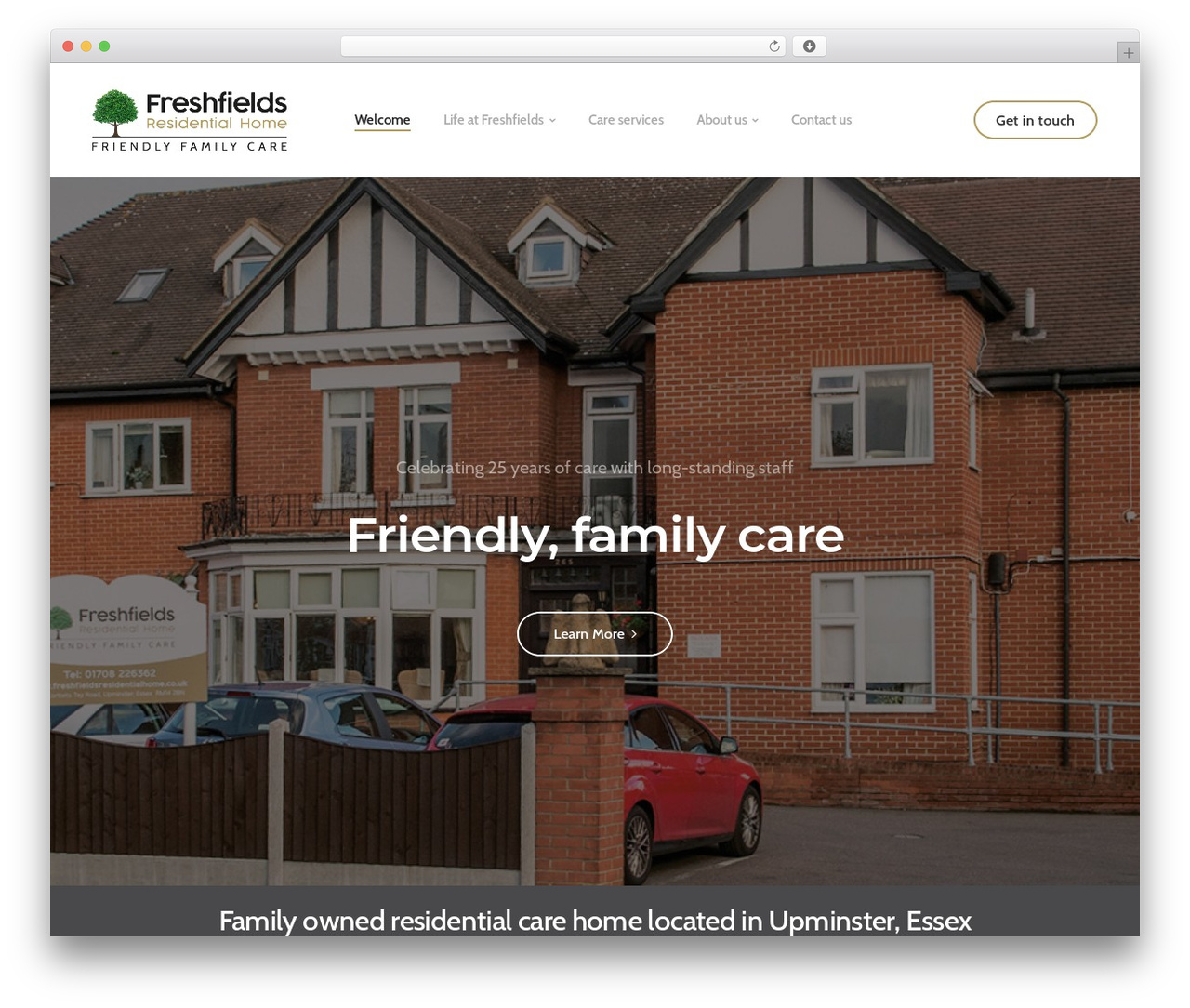 Basix WordPress theme - freshfieldsresidentialhome.co.uk